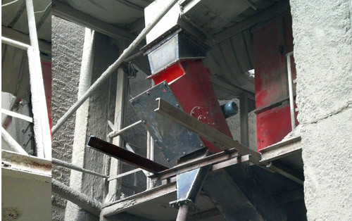 管道式永磁除鐵器云南某水泥現場